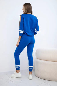 Set with print Girl Revolution 8849 / – Blue cornflower цвет / color | Lexline Fashion