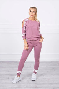 Set with print Girl Revolution 8849 / – Pink || Dark цвет / color | Lexline Fashion
