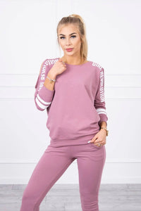 Set with print Girl Revolution 8849 / – Pink || Dark цвет / color | Lexline Fashion