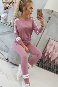 Set with print Girl Revolution 8849 / – Pink || Dark цвет / color | Lexline Fashion