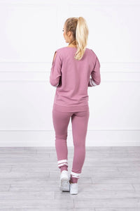 Set with print Girl Revolution 8849 / – Pink || Dark цвет / color | Lexline Fashion
