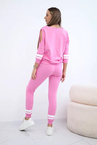 Set with print Girl Revolution 8849 / – Pink || Light цвет / color | Lexline Fashion