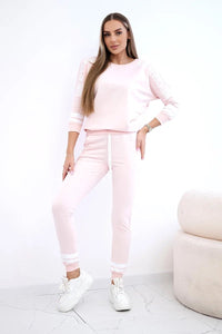 Set with print Girl Revolution 8849 / – Powder цвет / color | Lexline Fashion