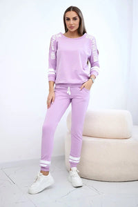 Set with print Girl Revolution 8849 / – Purple цвет / color | Lexline Fashion