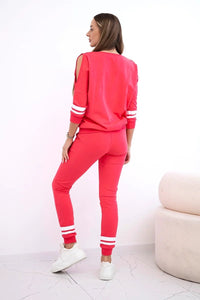 Set with print Girl Revolution 8849 / – Raspberry цвет / color | Lexline Fashion