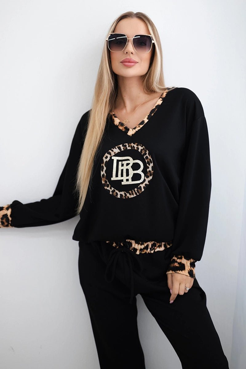 Set with sweatshirt + pants ART19759 / – Camel цвет / color | Lexline Fashion
