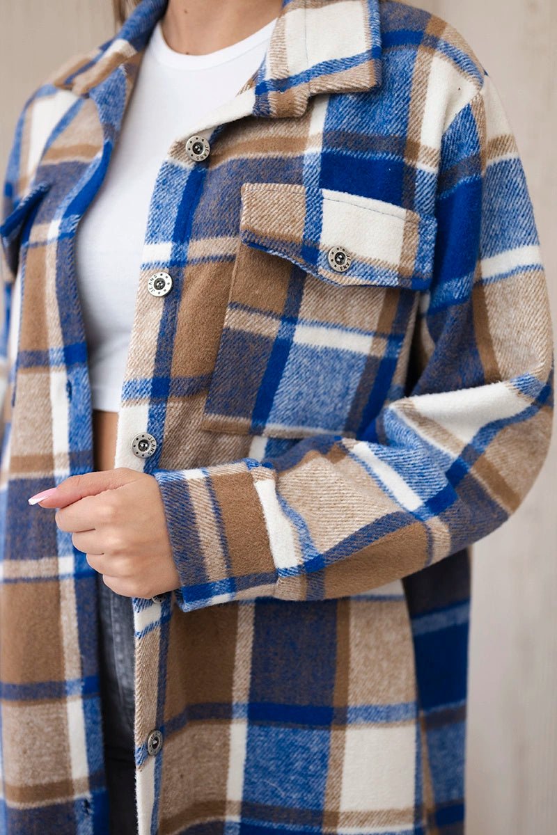 Shirt ART9007 / – Blue cornflower цвет / color | Lexline Fashion