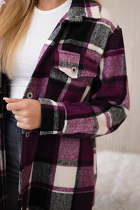 Shirt ART9007 / – Plum цвет / color | Lexline Fashion