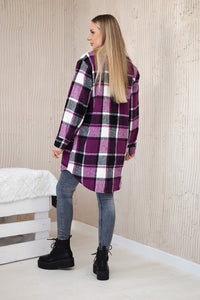 Shirt ART9007 / – Plum цвет / color | Lexline Fashion