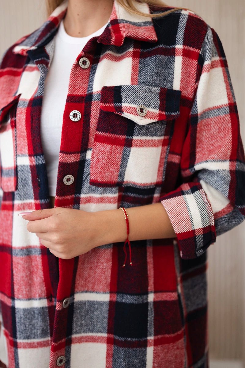 Shirt ART9007 / – Red цвет / color | Lexline Fashion