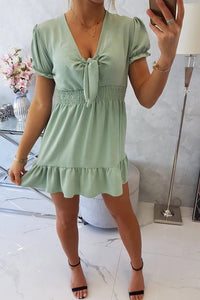 Short dress 9279 / – Dark || Mint цвет / color | Lexline Fashion