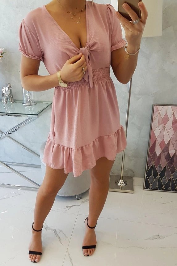 Short dress 9279 / – Dark || pink цвет / color | Lexline Fashion