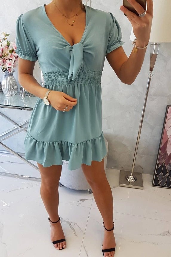 Short dress 9279 / – Marine цвет / color | Lexline Fashion