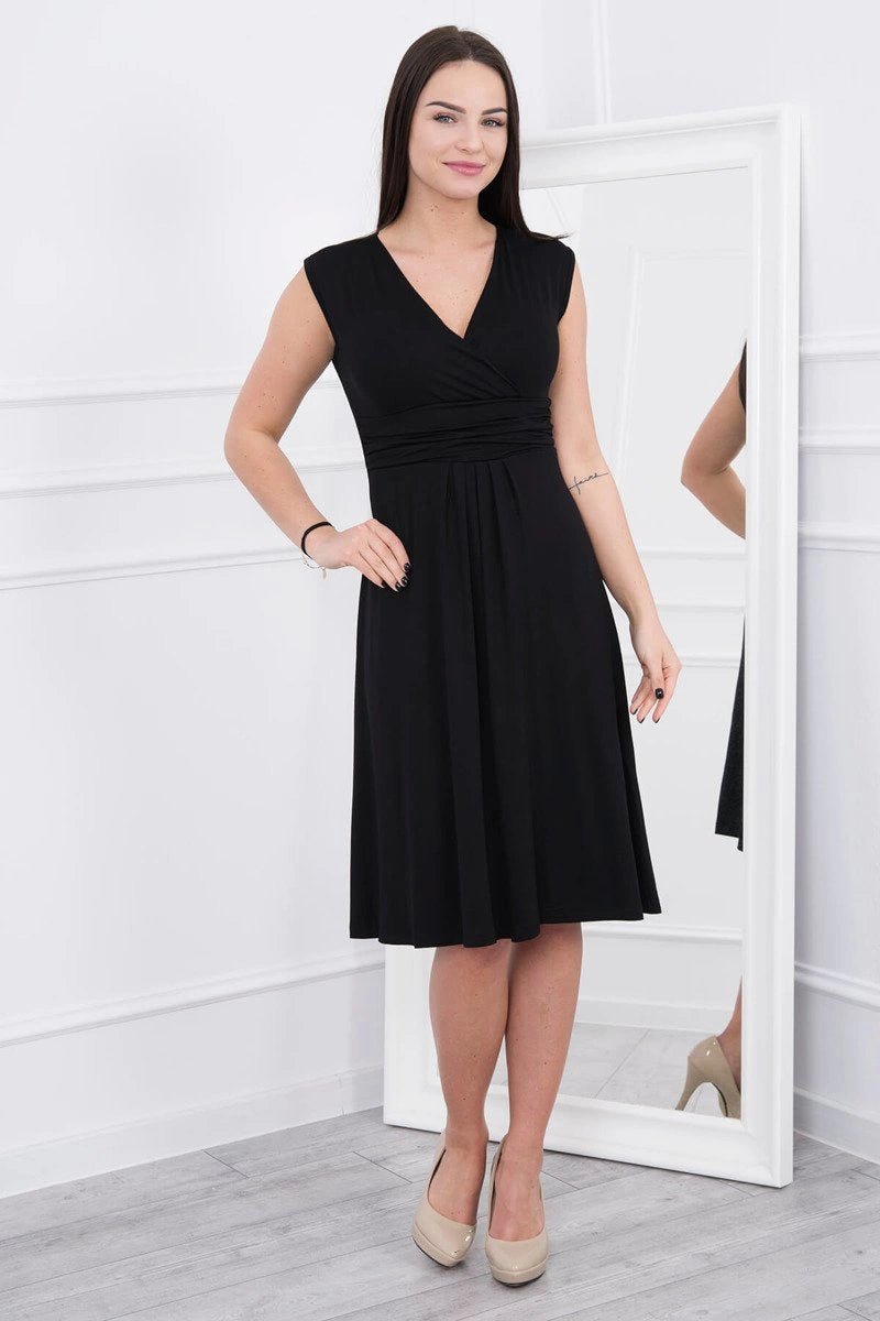Sleeveless dress 8288 / – Black цвет / color | Lexline Fashion