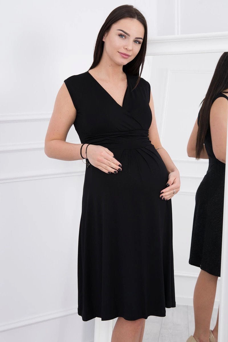 Sleeveless dress 8288 / – Black цвет / color | Lexline Fashion
