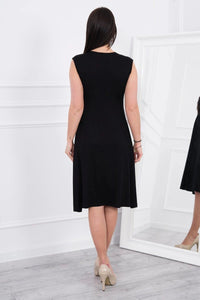 Sleeveless dress 8288 / – Black цвет / color | Lexline Fashion