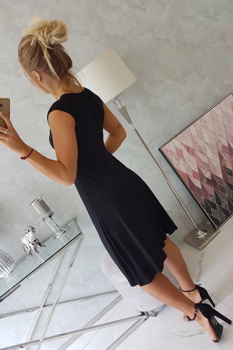 Sleeveless dress 8288 / – Black цвет / color | Lexline Fashion