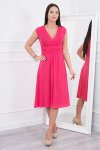 Sleeveless dress 8288 / – Fuchsia цвет / color | Lexline Fashion