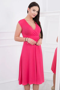 Sleeveless dress 8288 / – Fuchsia цвет / color | Lexline Fashion