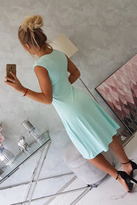 Sleeveless dress 8288 / – Mint цвет / color | Lexline Fashion