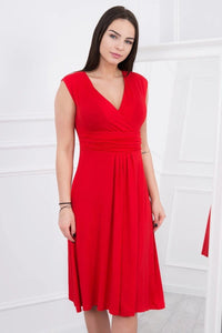 Sleeveless dress 8288 / – Red цвет / color | Lexline Fashion