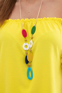 Spanish blouse with decorative sleeves IT - 29 / – Yellow цвет / color | Lexline Fashion