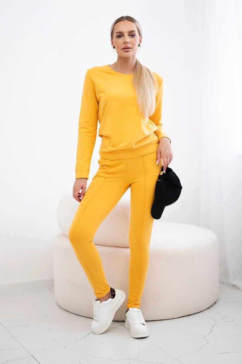 Sport set 9090 / – Mustard цвет / color | Lexline Fashion
