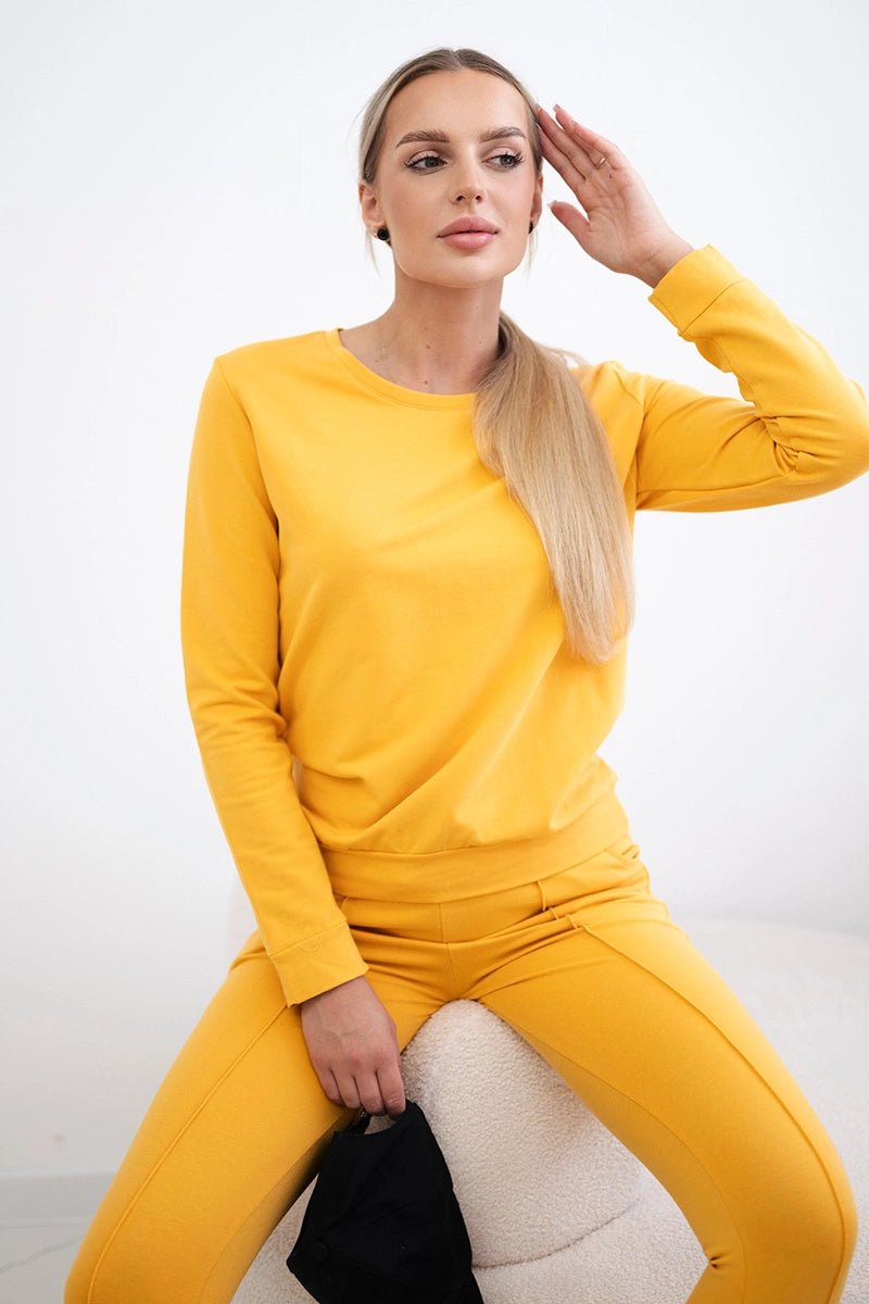 Sport set 9090 / – Mustard цвет / color | Lexline Fashion