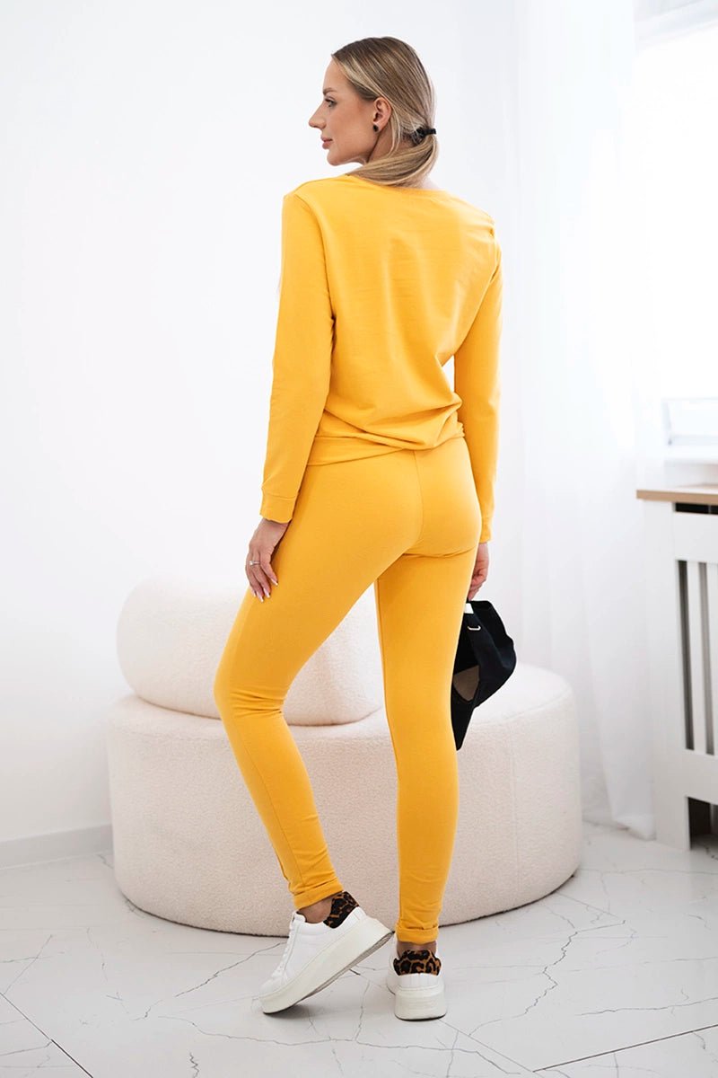 Sport set 9090 / – Mustard цвет / color | Lexline Fashion