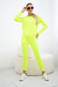 Sport set 9090 / – Yellow neon цвет / color | Lexline Fashion