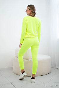 Sport set 9090 / – Yellow neon цвет / color | Lexline Fashion