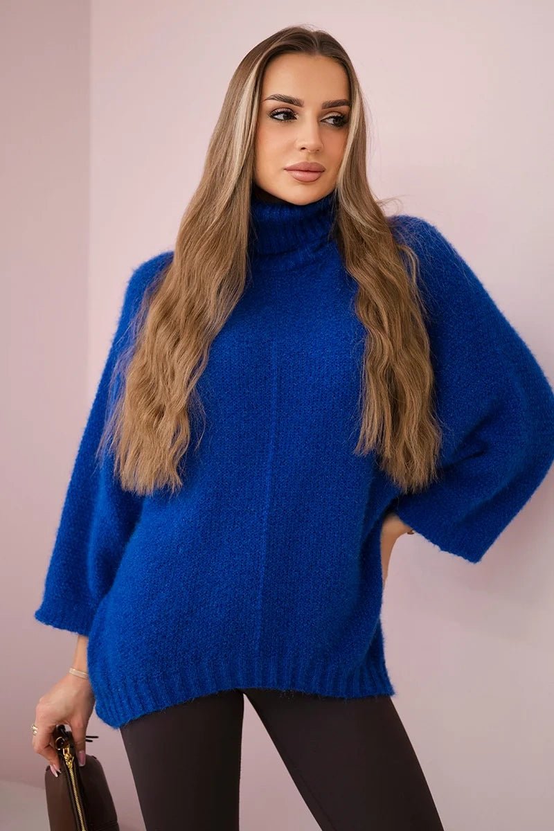 Sweater ART3047 / – Blue cornflower цвет / color | Lexline Fashion