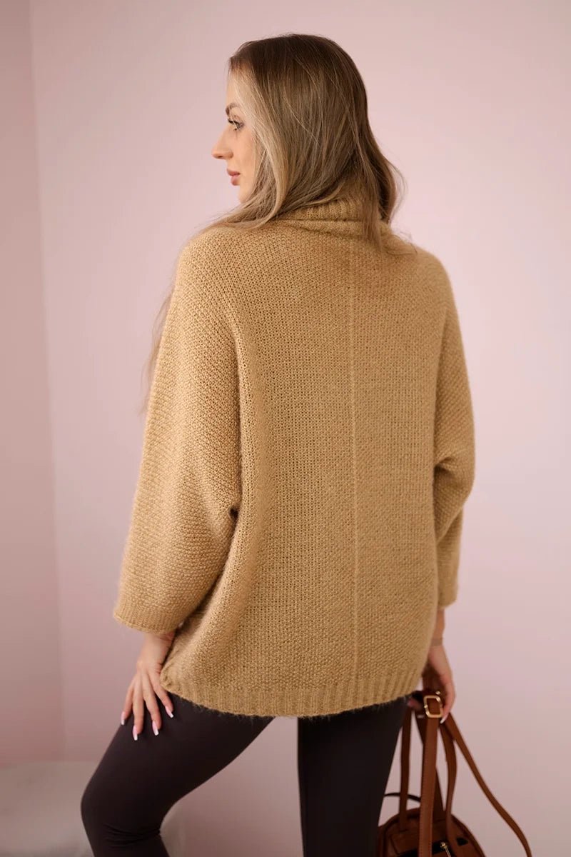 Sweater ART3047 / – Camel цвет / color | Lexline Fashion