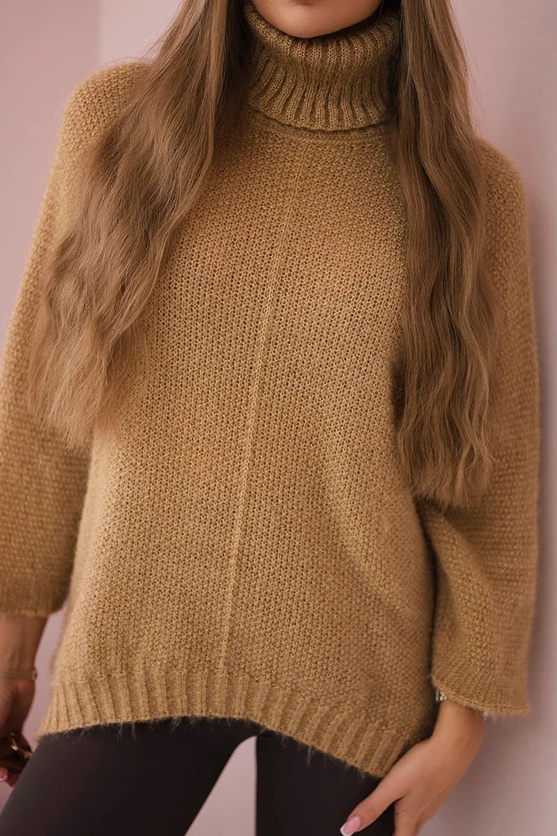 Sweater ART3047 / – Camel цвет / color | Lexline Fashion