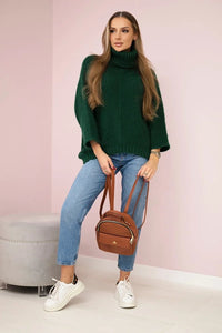 Sweater ART3047 / – Dark || green цвет / color | Lexline Fashion