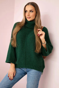 Sweater ART3047 / – Dark || green цвет / color | Lexline Fashion