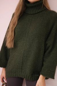Sweater ART3047 / – Khaki цвет / color | Lexline Fashion