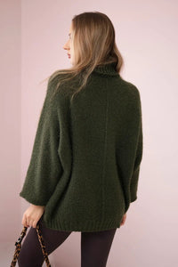Sweater ART3047 / – Khaki цвет / color | Lexline Fashion