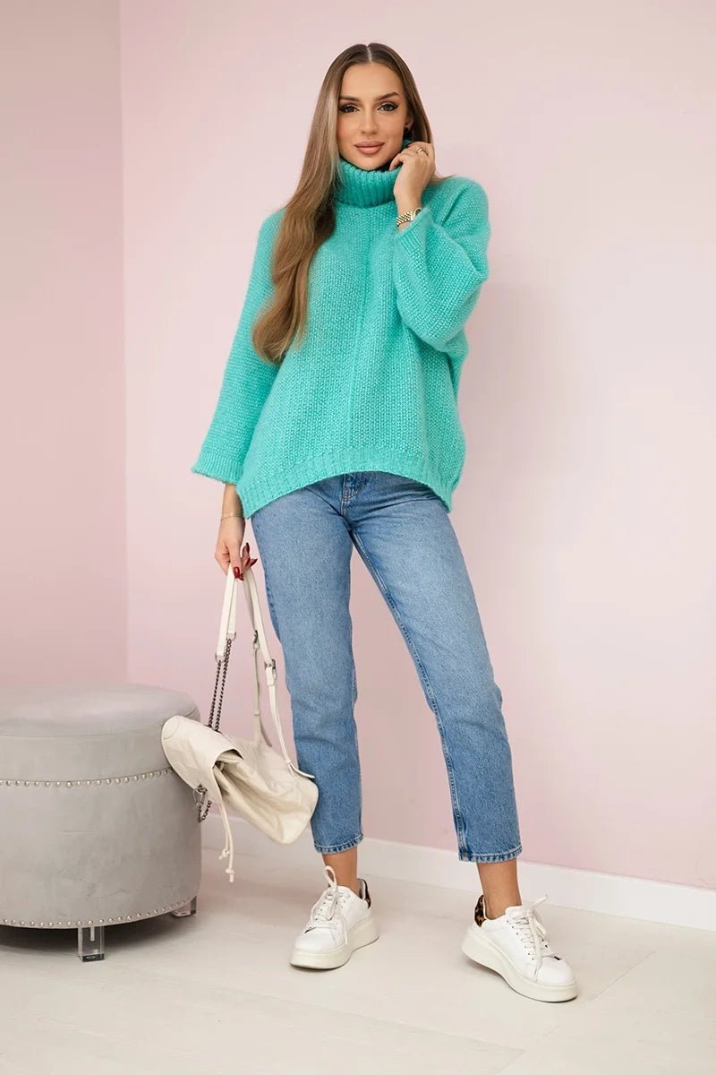 Sweater ART3047 / – Mint цвет / color | Lexline Fashion