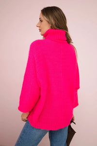 Sweater ART3047 / – Neon pink цвет / color | Lexline Fashion