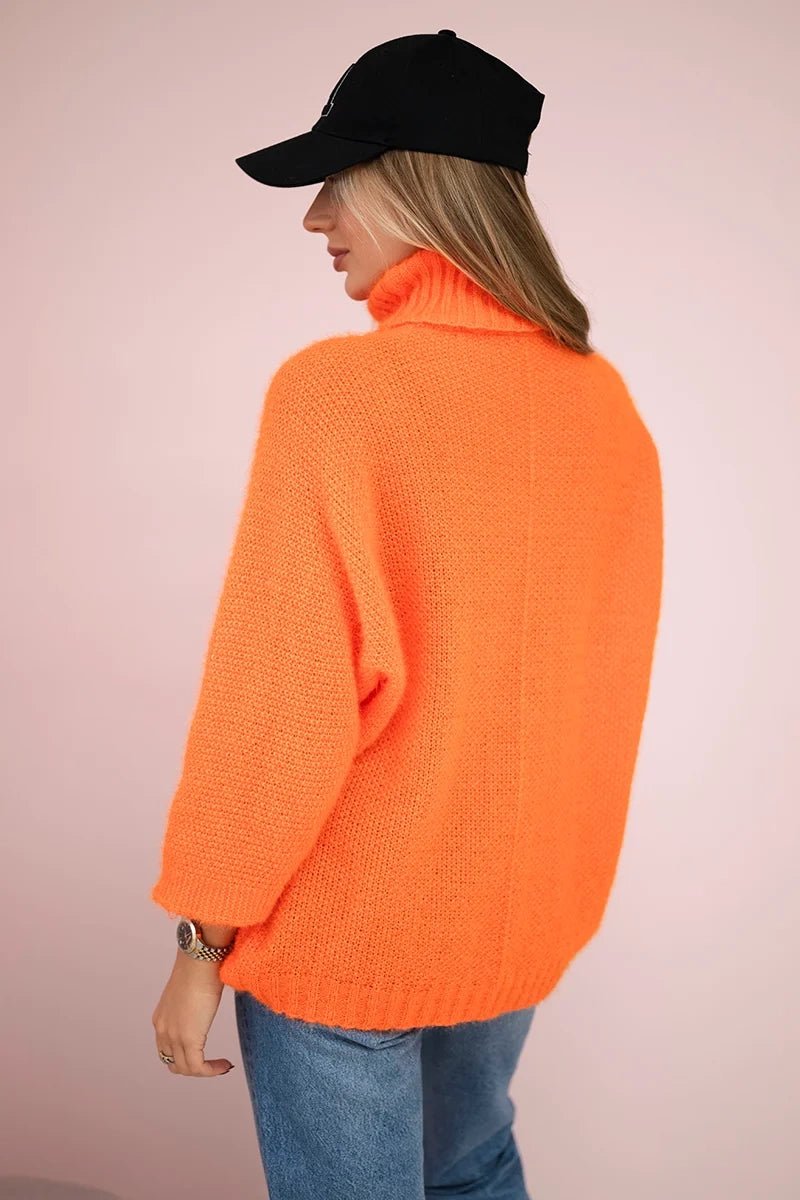 Sweater ART3047 / – Orange цвет / color | Lexline Fashion