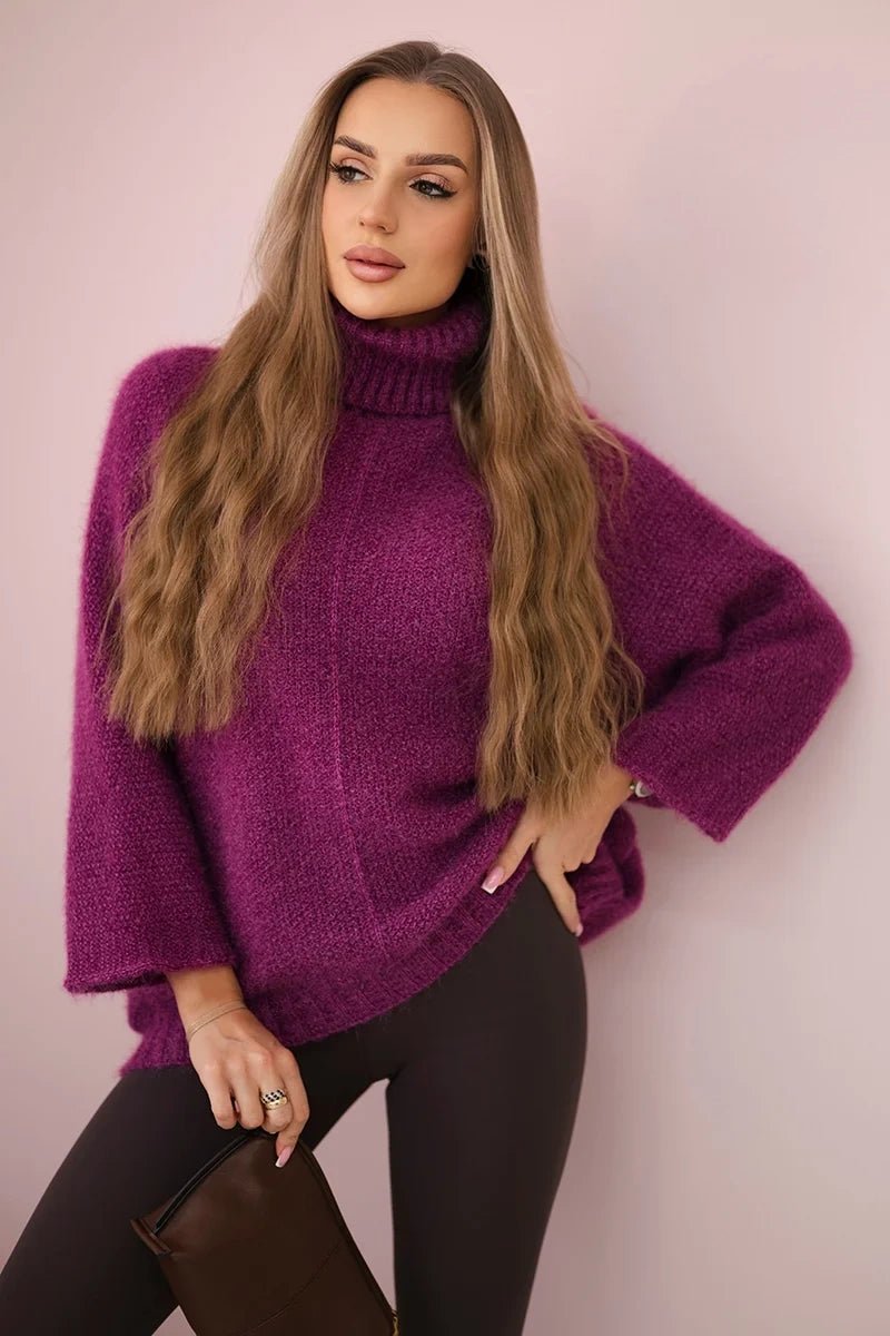 Sweater ART3047 / – Purple цвет / color | Lexline Fashion