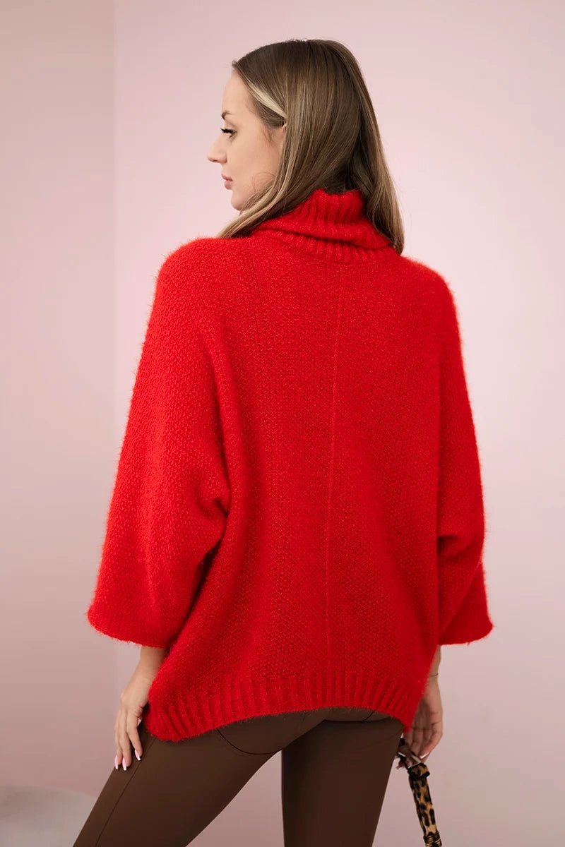 Sweater ART3047 / – Red цвет / color | Lexline Fashion