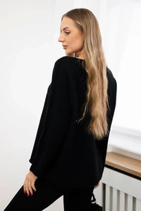 Sweater IT - 64 / – Black цвет / color | Lexline Fashion