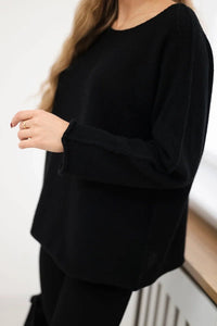 Sweater IT - 64 / – Black цвет / color | Lexline Fashion