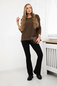 Sweater IT - 64 / – Brown цвет / color | Lexline Fashion