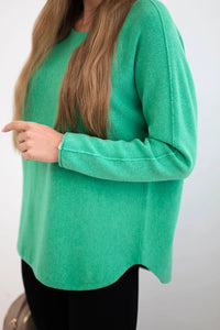 Sweater IT - 64 / – Green || Light цвет / color | Lexline Fashion