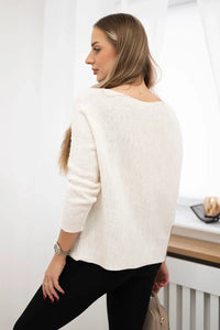 Sweater IT - 64 / – Light || Beige цвет / color | Lexline Fashion