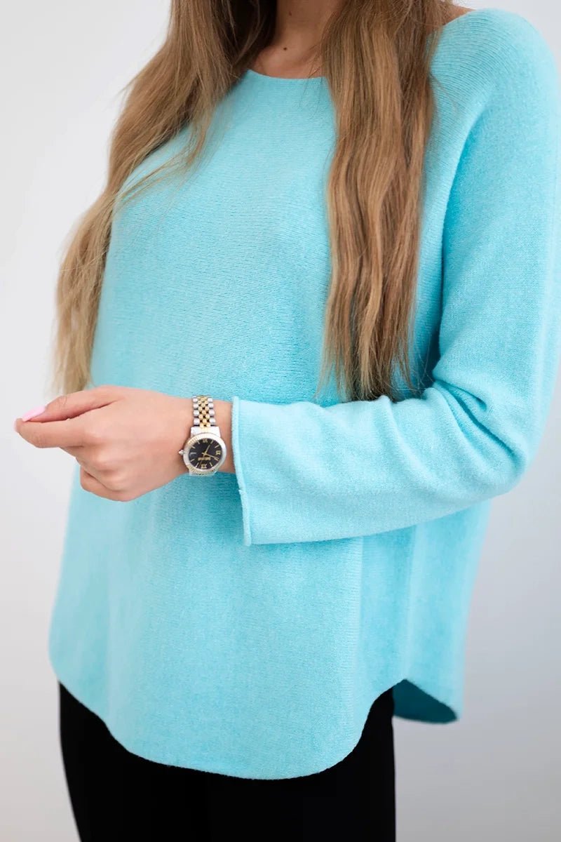 Sweater IT - 64 / – Mint цвет / color | Lexline Fashion