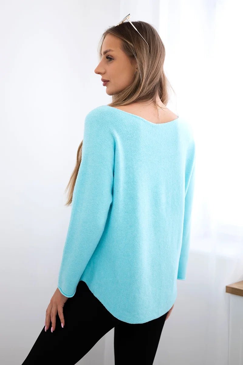 Sweater IT - 64 / – Mint цвет / color | Lexline Fashion